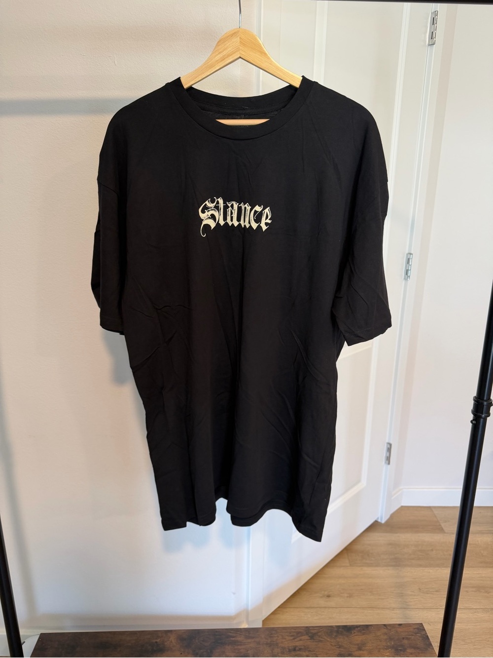 Stance Black Graphic Logo Short Sleeve Tee